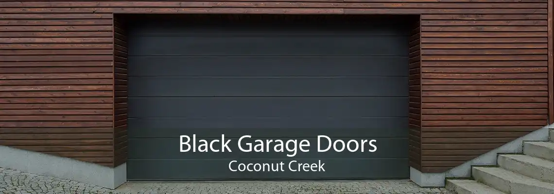 Black Garage Doors Coconut Creek