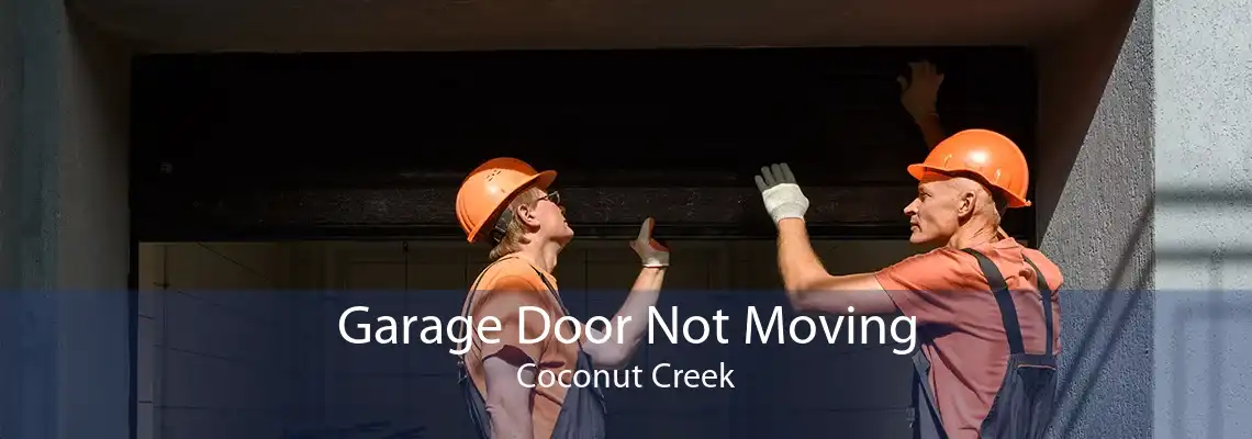 Garage Door Not Moving Coconut Creek