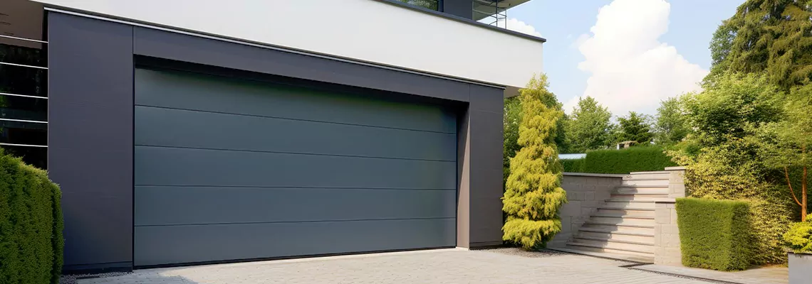 Haas Galvanized Steel Garage Door in Coconut Creek